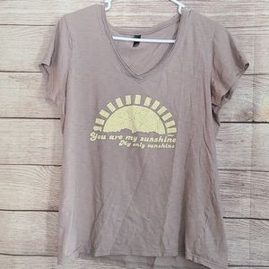 You are my Sunshine lightweight v-neck XXL